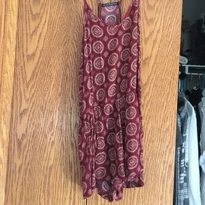 Brandy Melville maroon romper